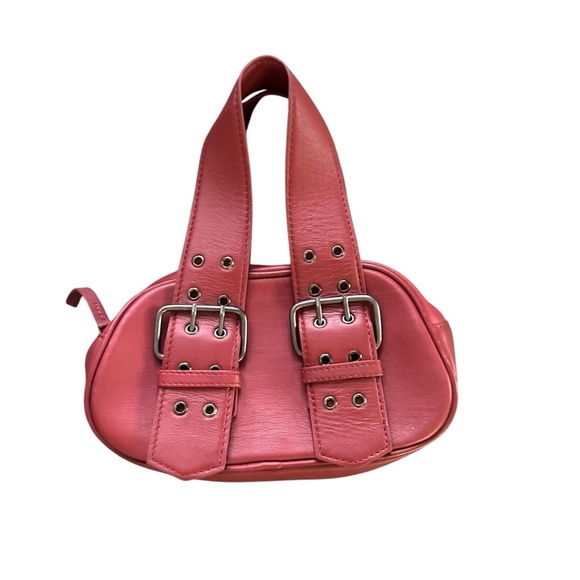 Free People Say Yes Bag in Maroon/Red Leather Retail $78 NWOT - Picture 2 of 7